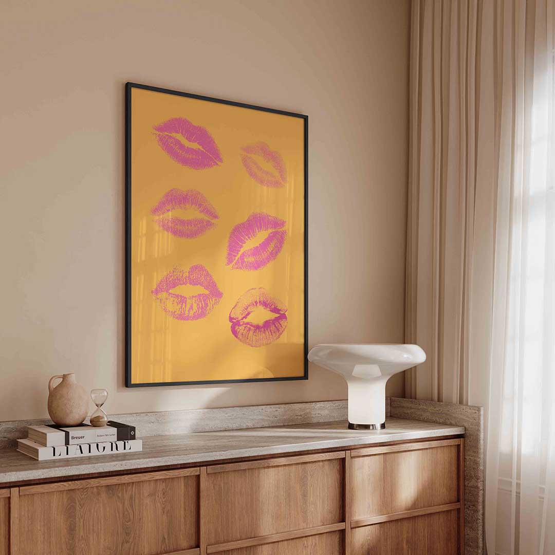 Lipafdrukken Poster