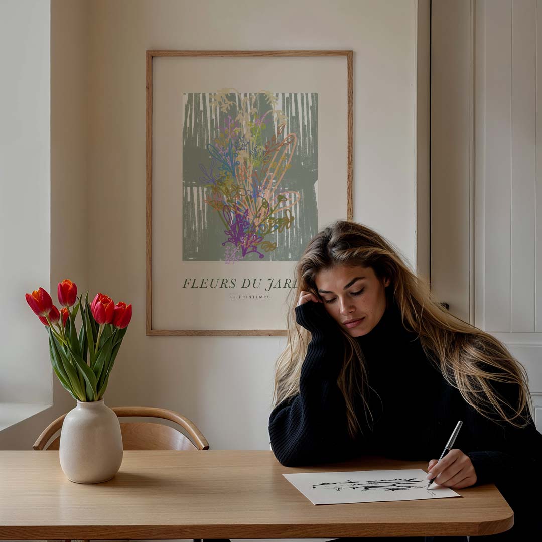 Fleurs du Jardin - Le Printemps Poster-WallArtistic