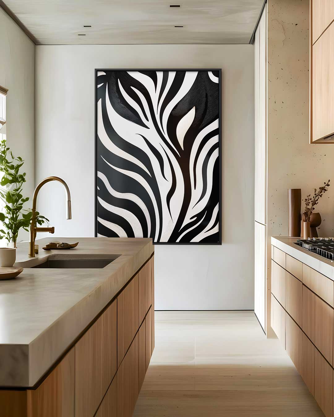 Zebra Inspiratie Wanddecoratie Kunstwerk-canvas-dibond-plexiglas-wanddecoratie-WallArtistic