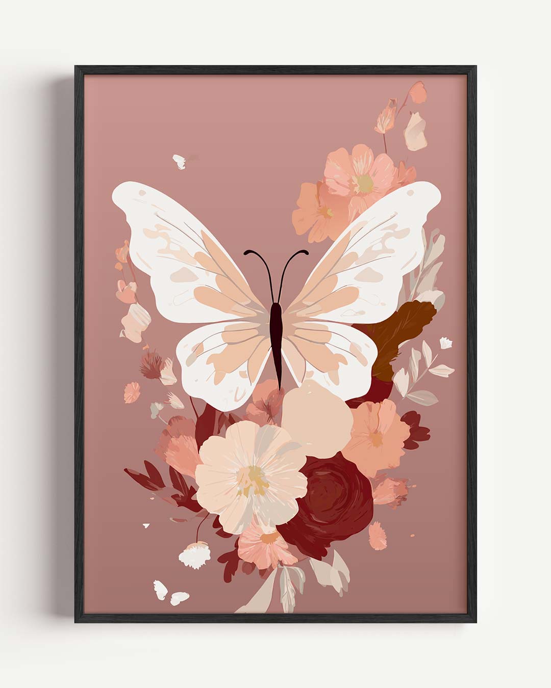 Vlinderbloemen Kunstposter