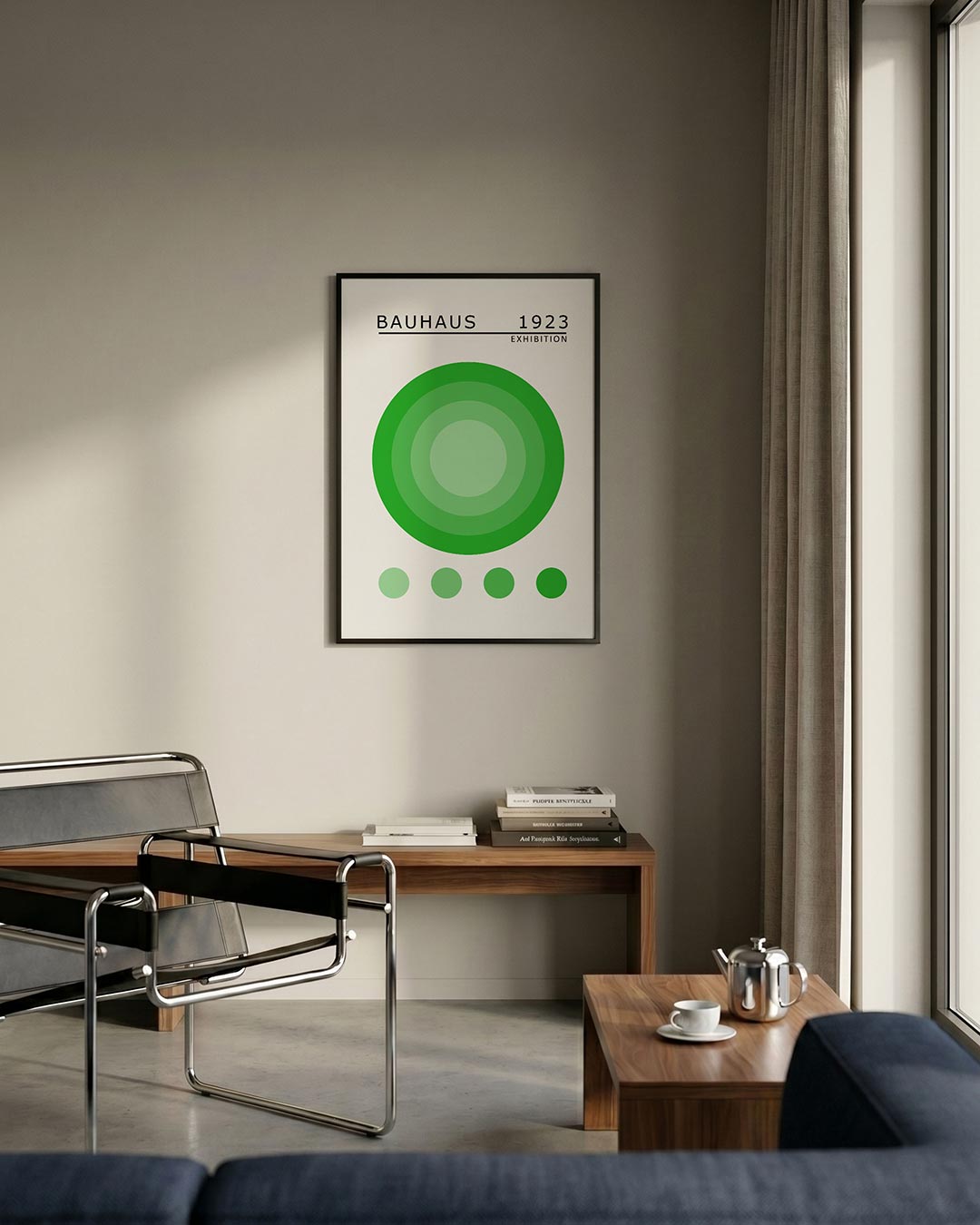 Cirkelritme groen Poster