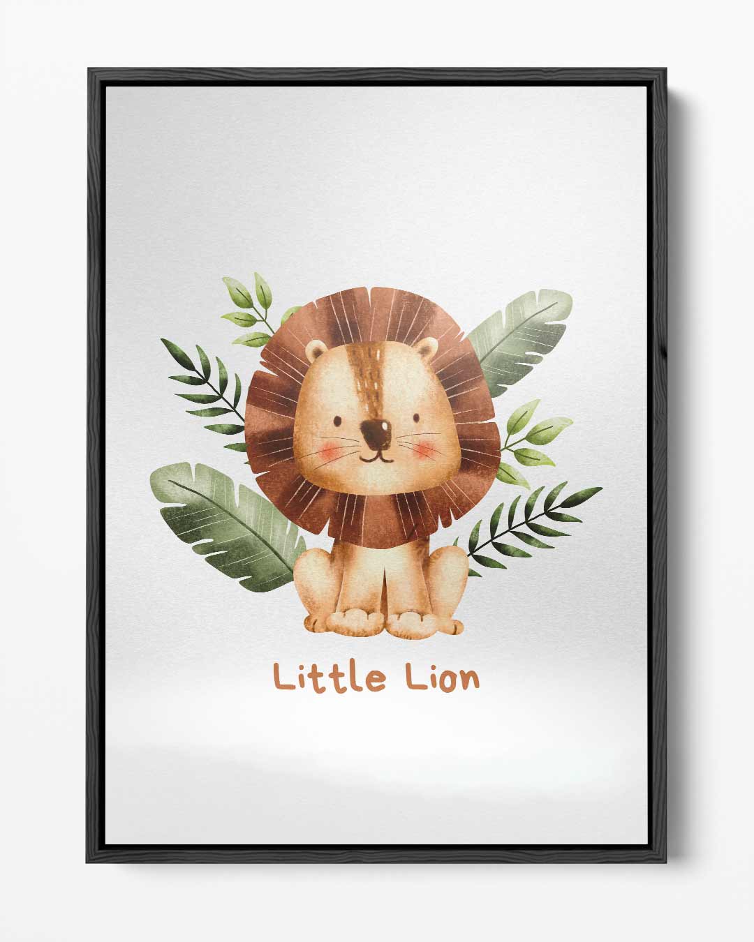 Schattig Leeuwtje in de Jungle Kunstwerk-canvas-dibond-plexiglas-wanddecoratie-WallArtistic