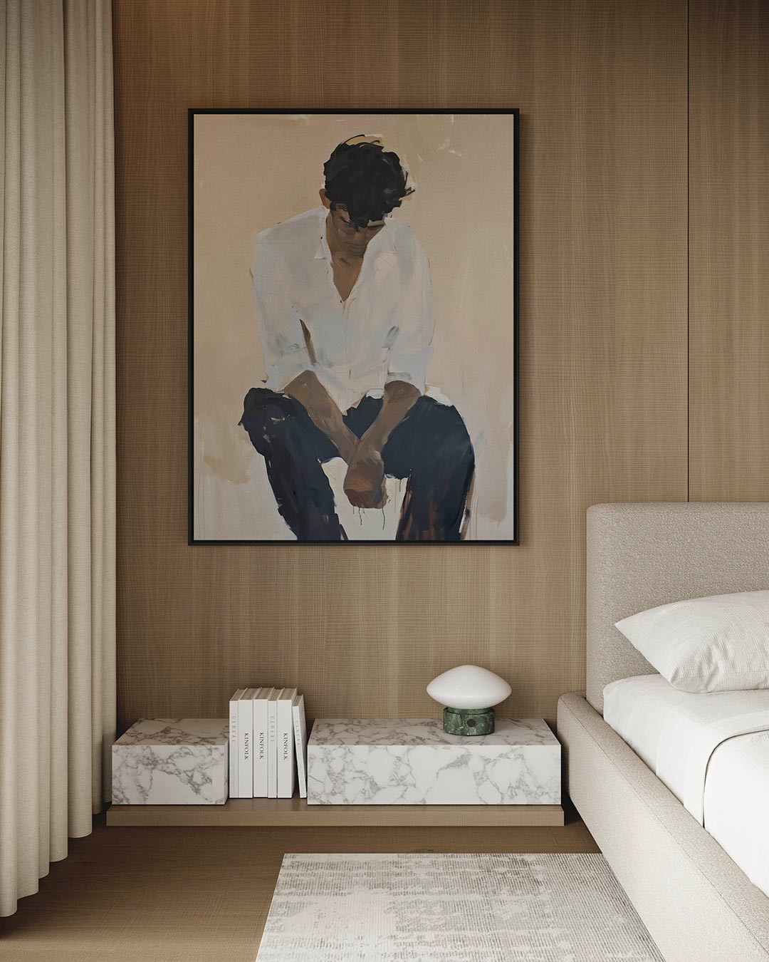 Introspectieve momenten Kunstwerk