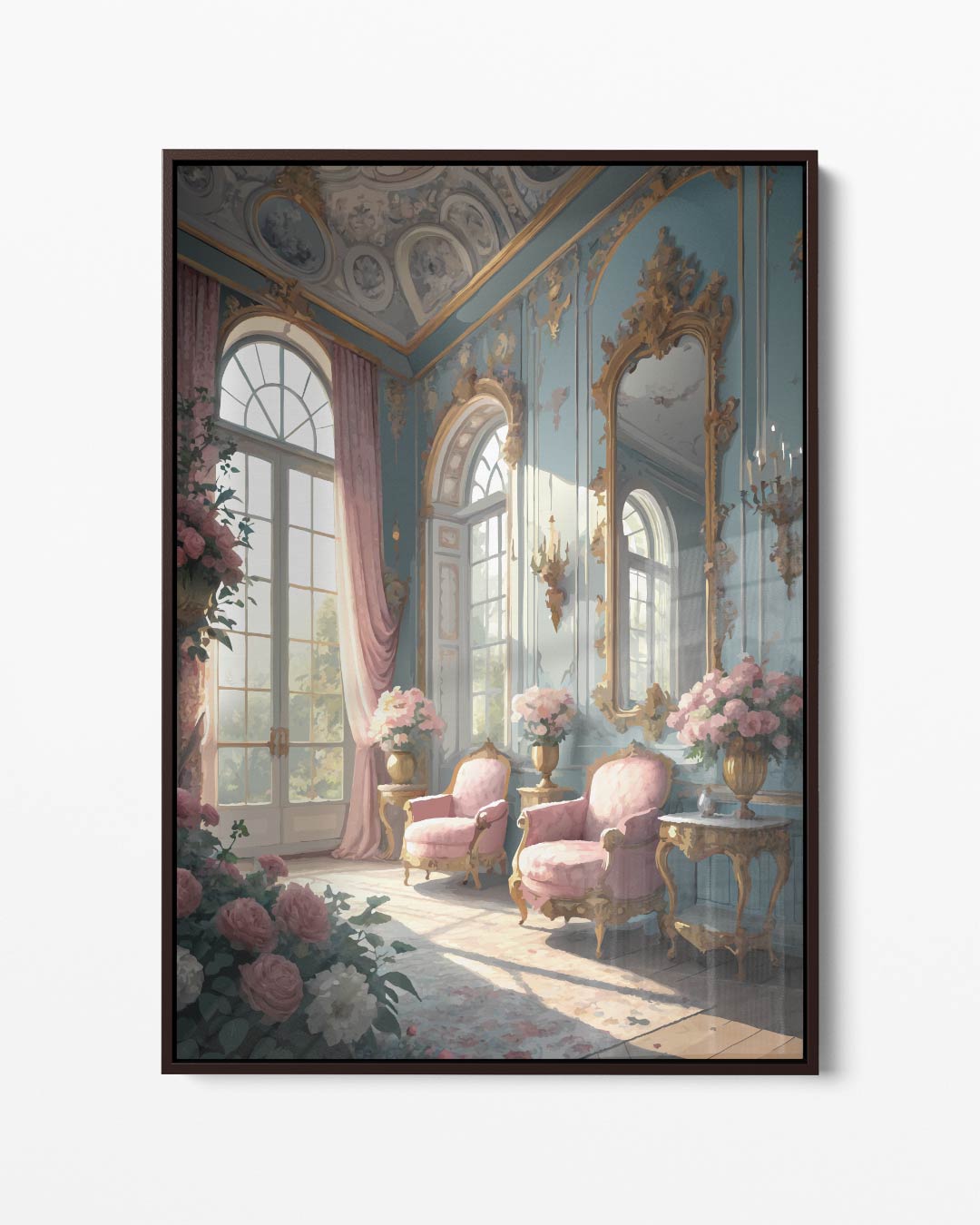 Romantische Salon Methamorfose Kunstwerk-canvas-dibond-plexiglas-wanddecoratie-WallArtistic