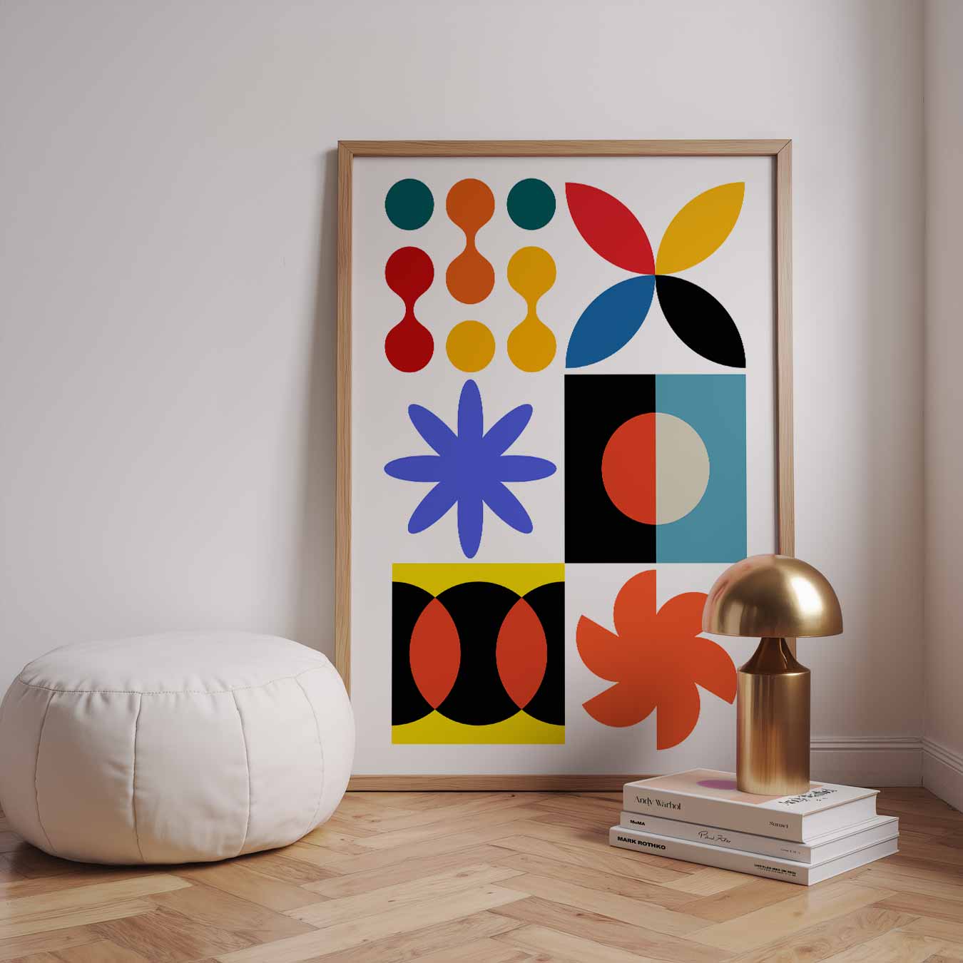 Kleurrijke Geometrische Vormen Poster
