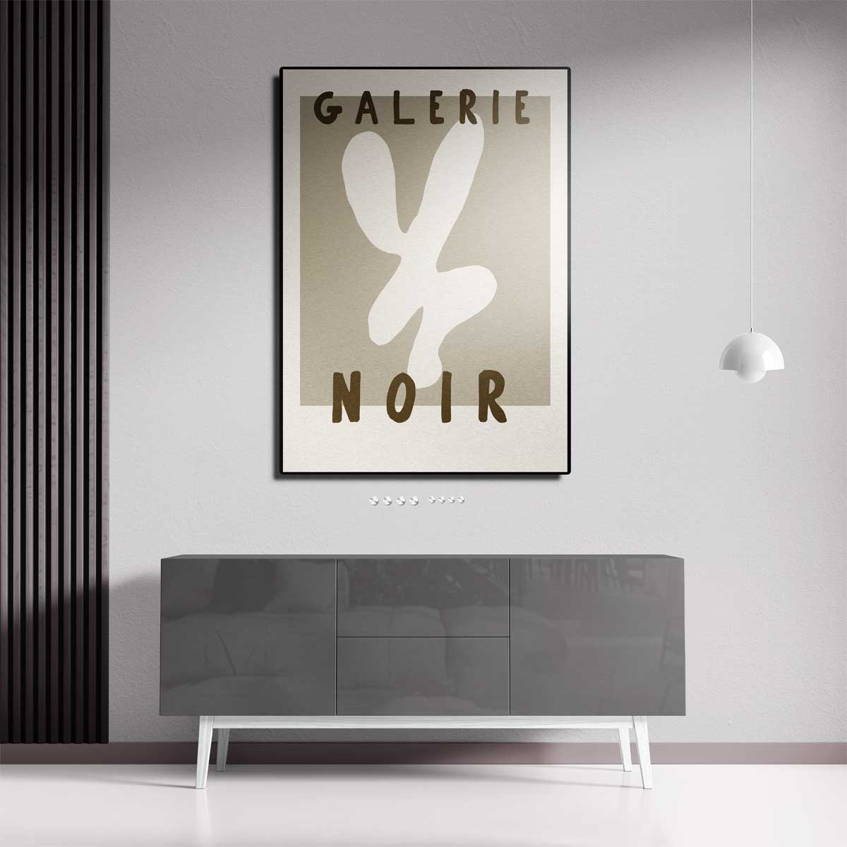 Minimalistisch Creatief Abstract in Beige Kunstwerk-canvas-dibond-plexiglas-wanddecoratie-WallArtistic