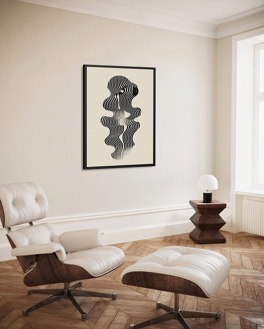 Golvende lijnen Kunstwerk