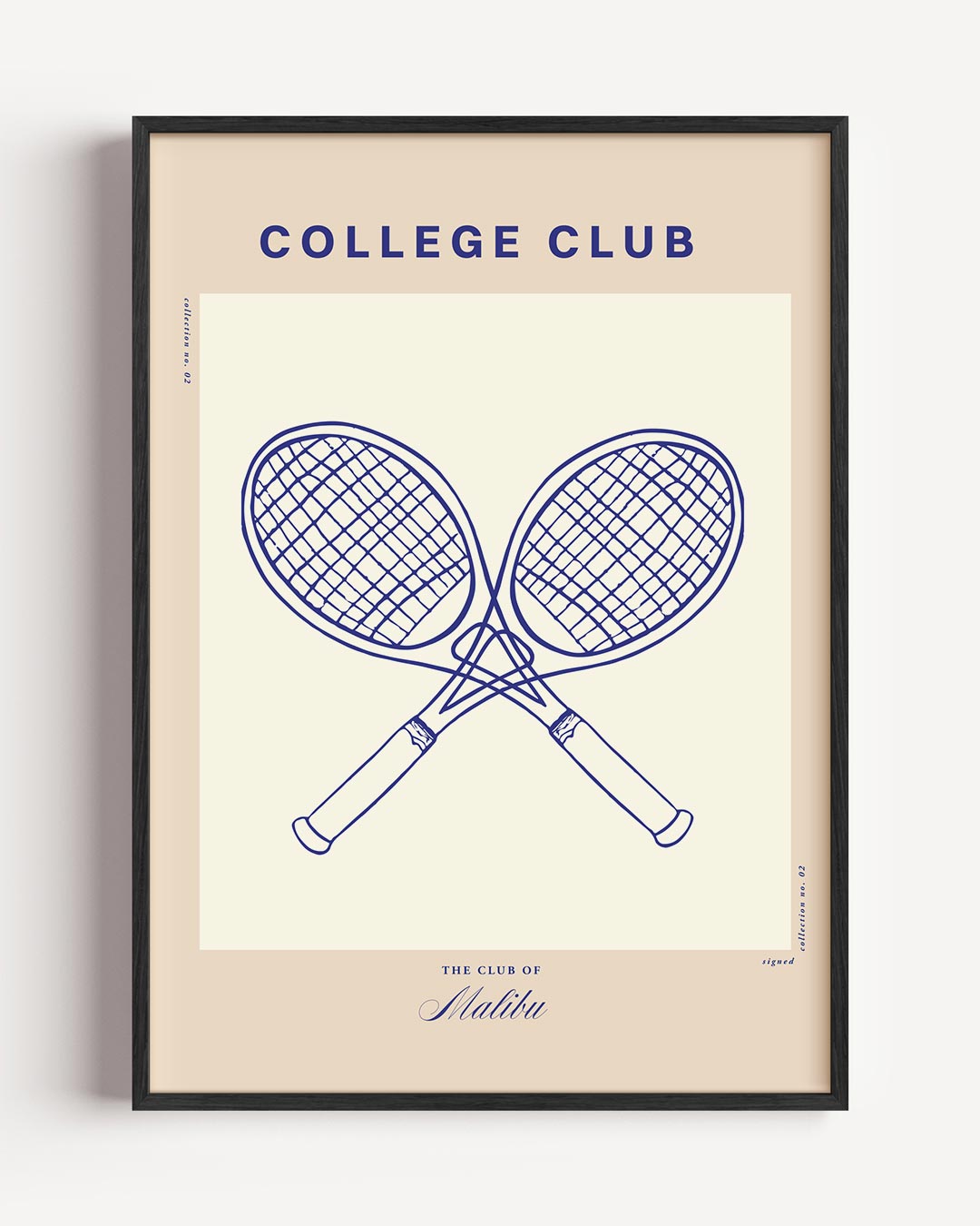 Tennis Vibes Poster-WallArtistic