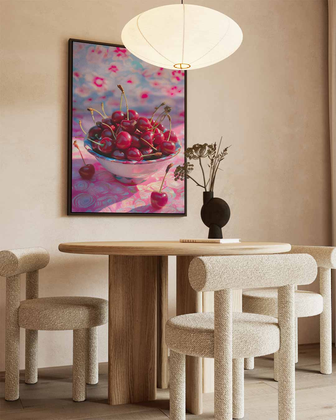 Zomers Kersenfeest Kunstwerk-canvas-dibond-plexiglas-wanddecoratie-WallArtistic