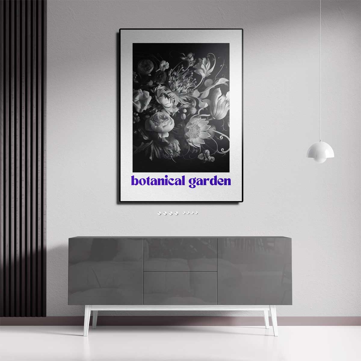 Botanische Tuin Wandkunst Kunstwerk-canvas-dibond-plexiglas-wanddecoratie-WallArtistic