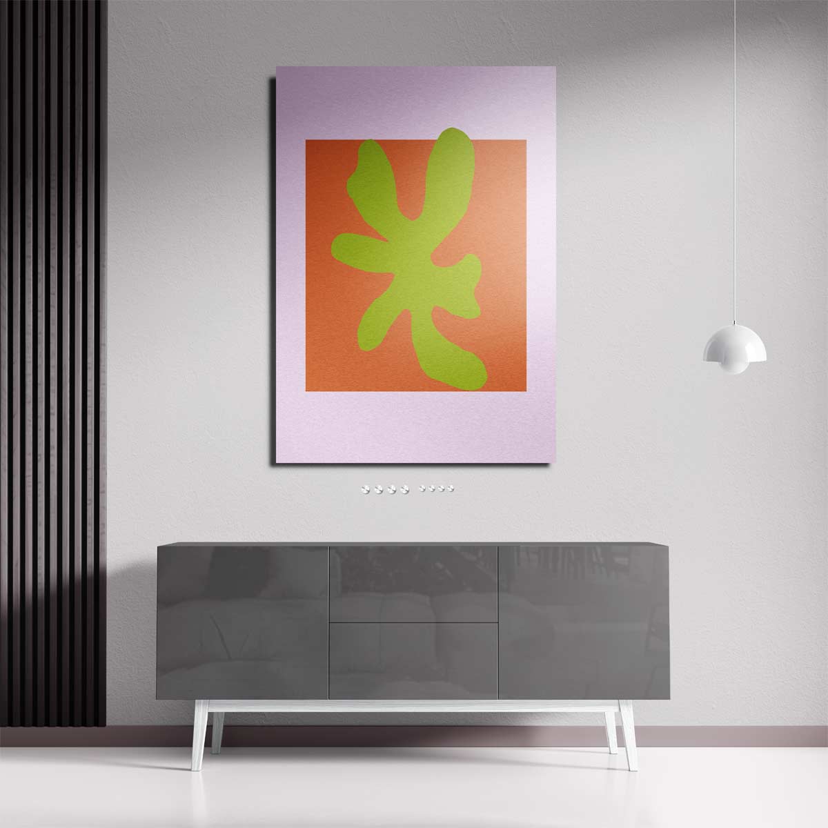 Vrolijke Abstractie Kunstwerk-canvas-dibond-plexiglas-wanddecoratie-WallArtistic