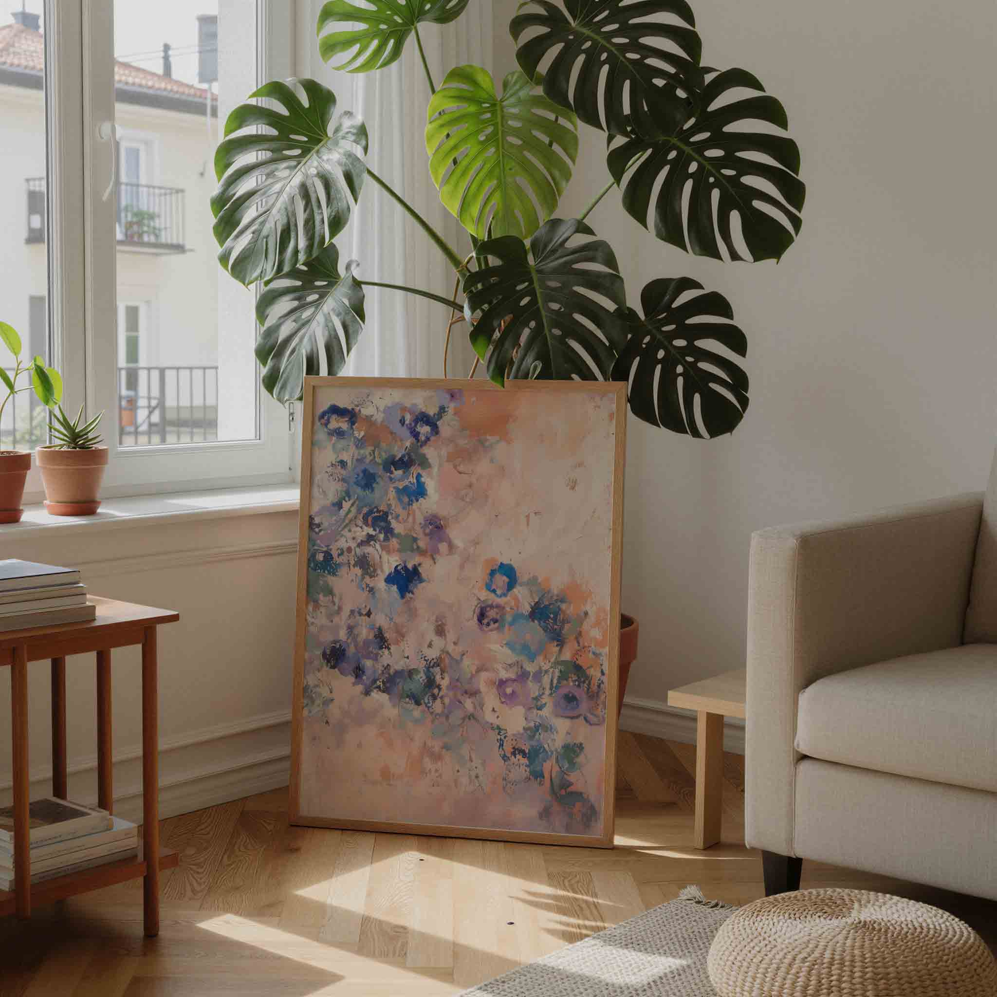 Bloemmotief Poster