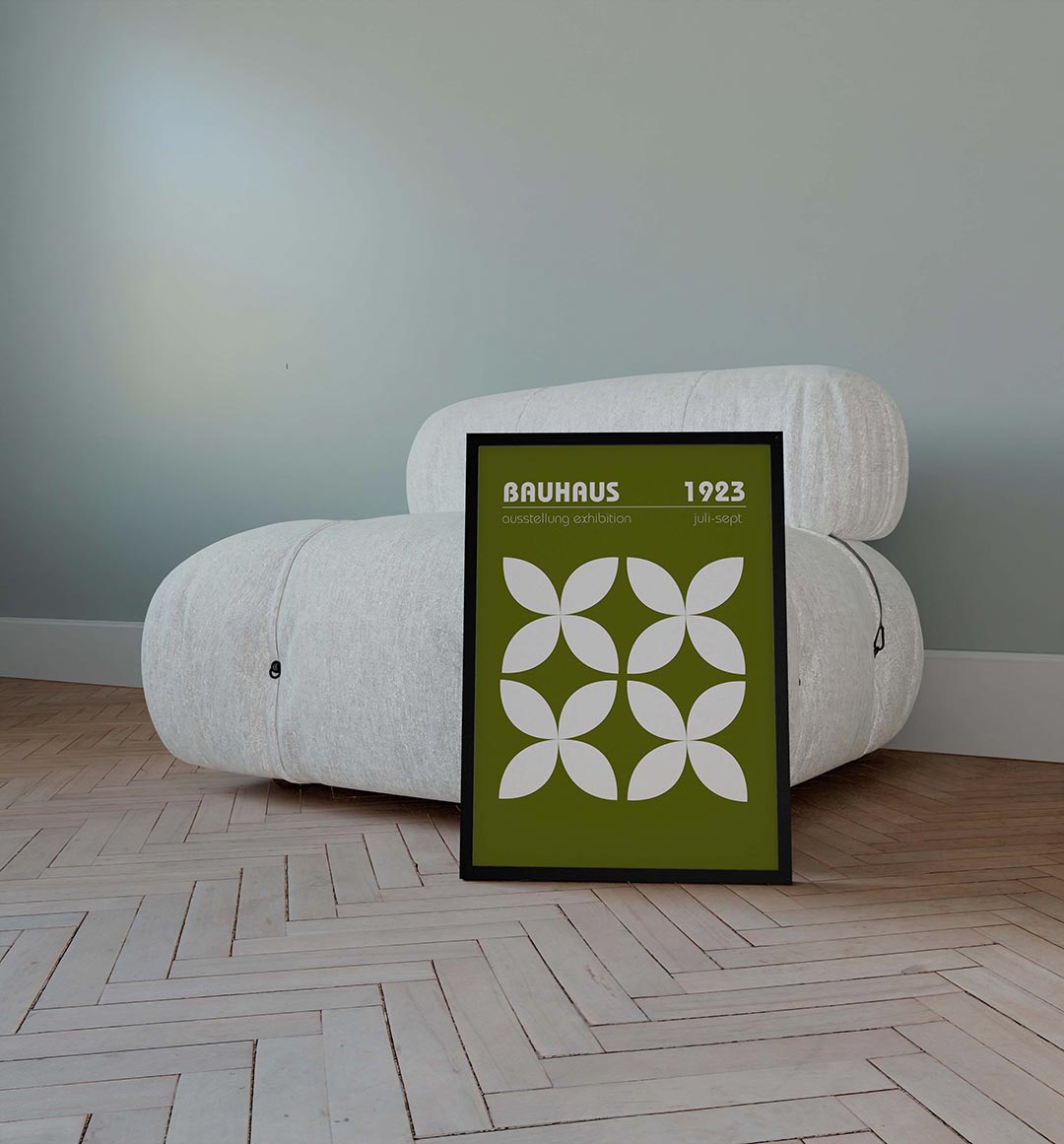 Vormritme en kleur Poster