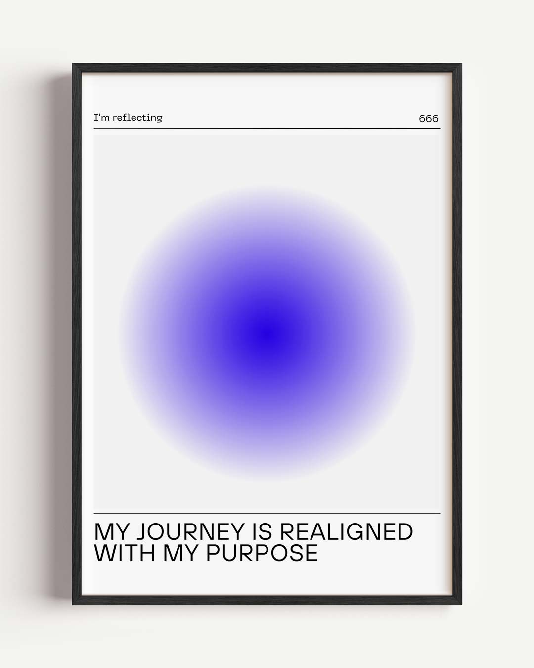 Inspirerende Reflectieposter