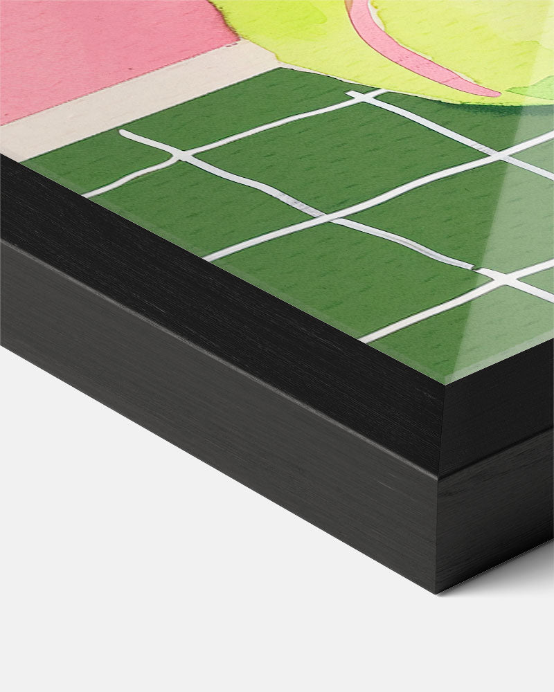 Tennis in Pastel Poster-WallArtistic
