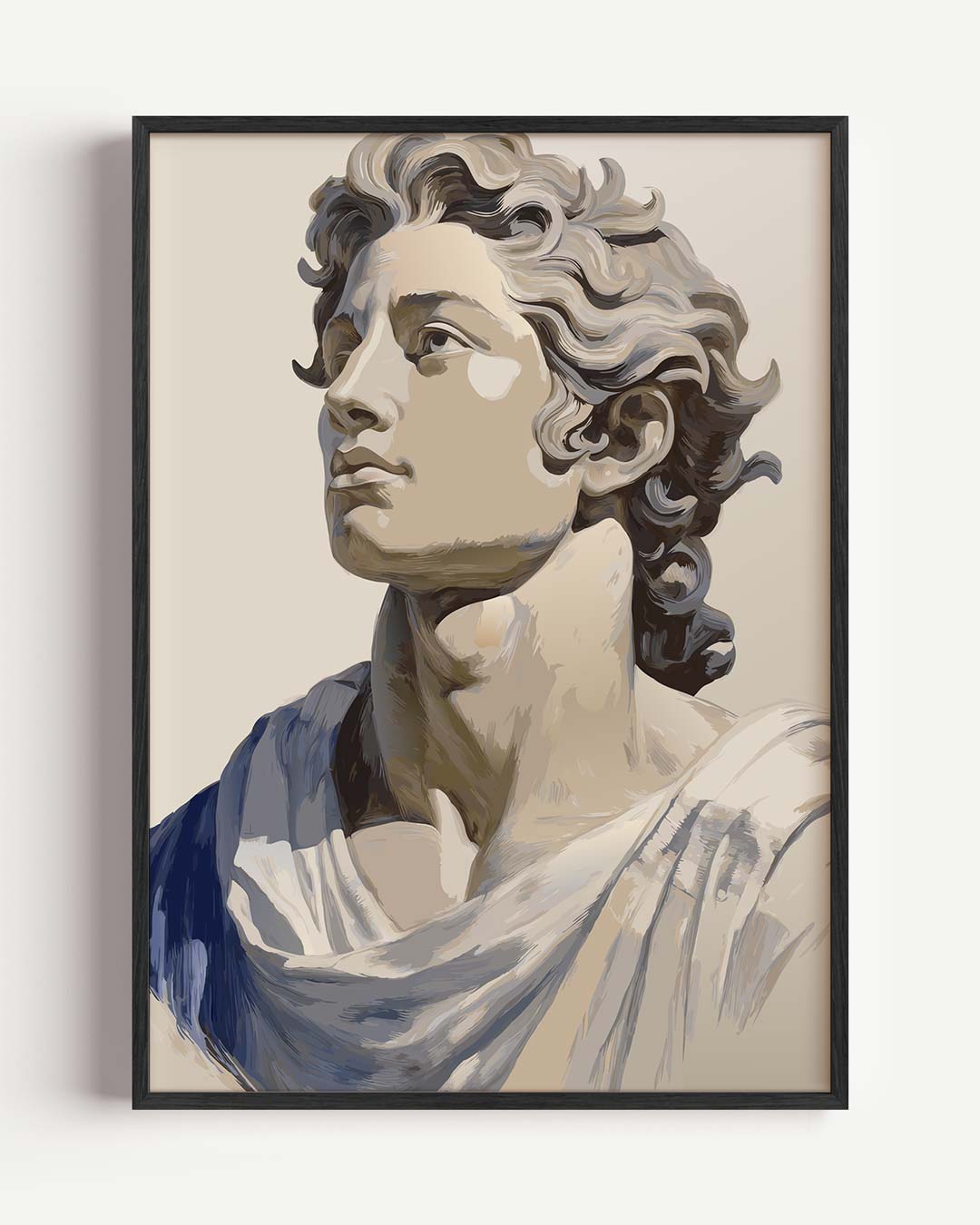 Klassieke Elegantie in Moderne Kunst Poster