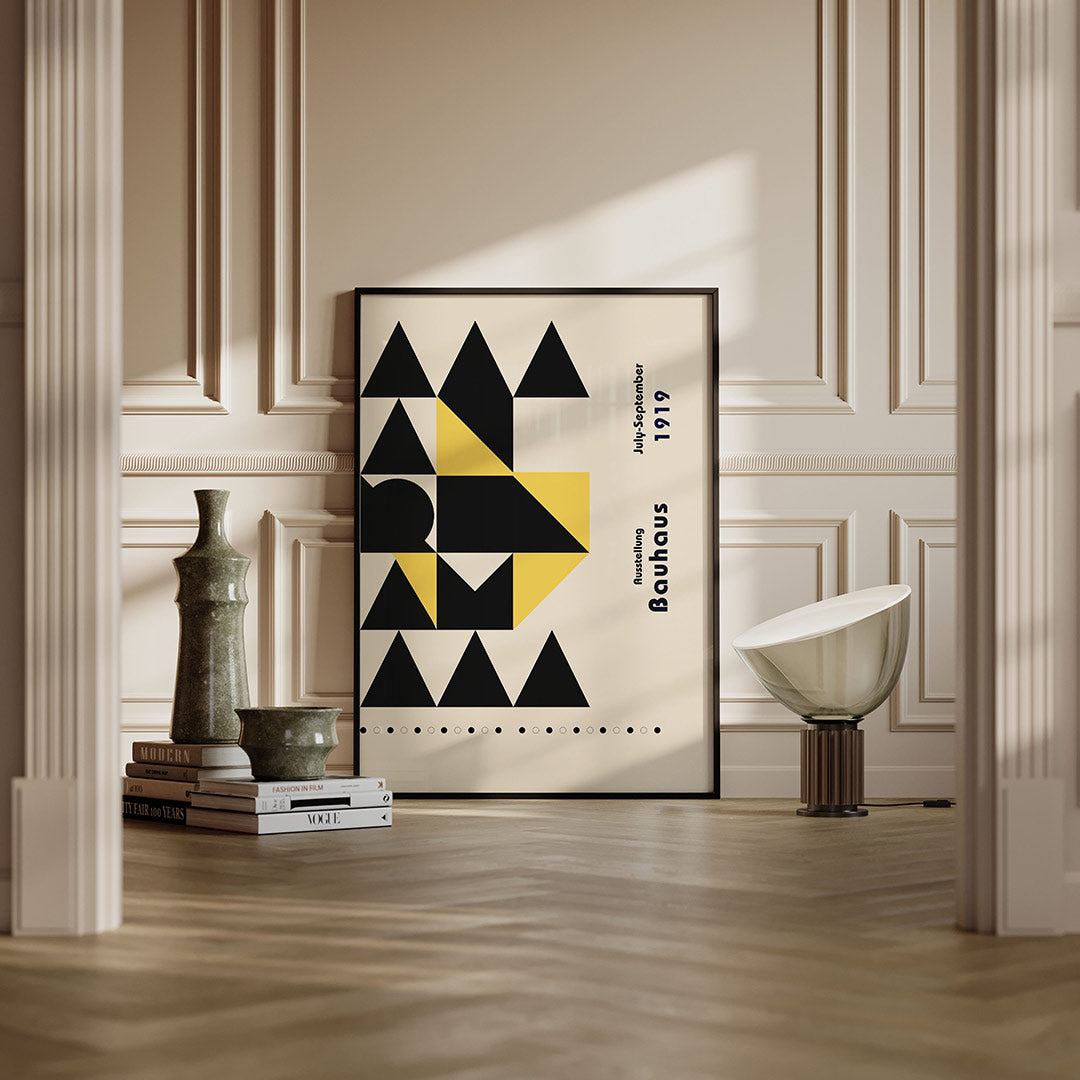 Geometrische vlakverdeling Poster