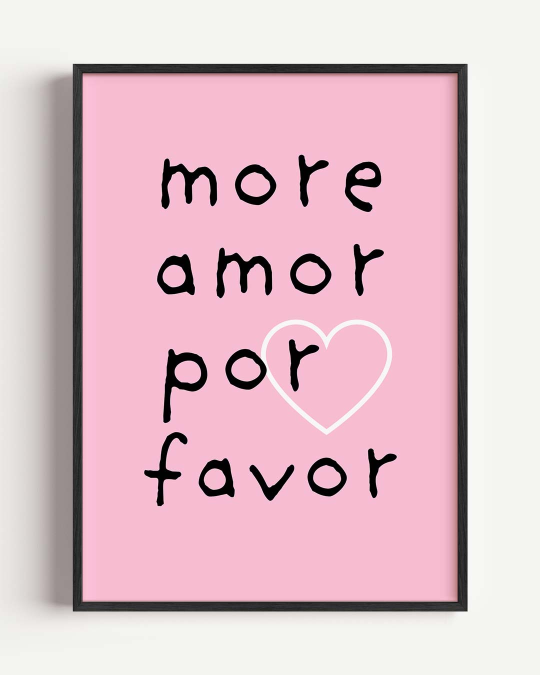 Liefdevolle Roze Inspiratieposter