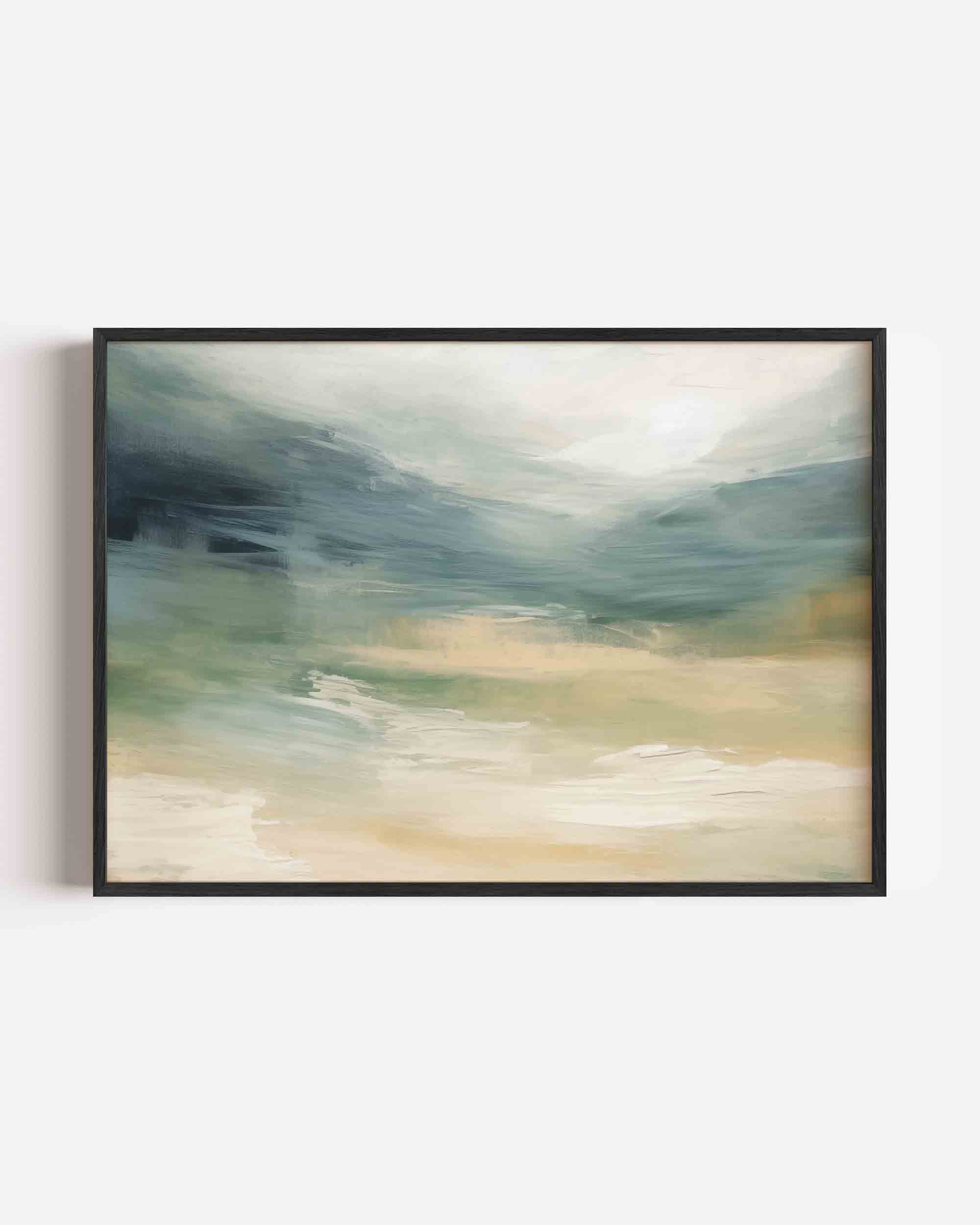 Abstracte landschapsweergave Poster
