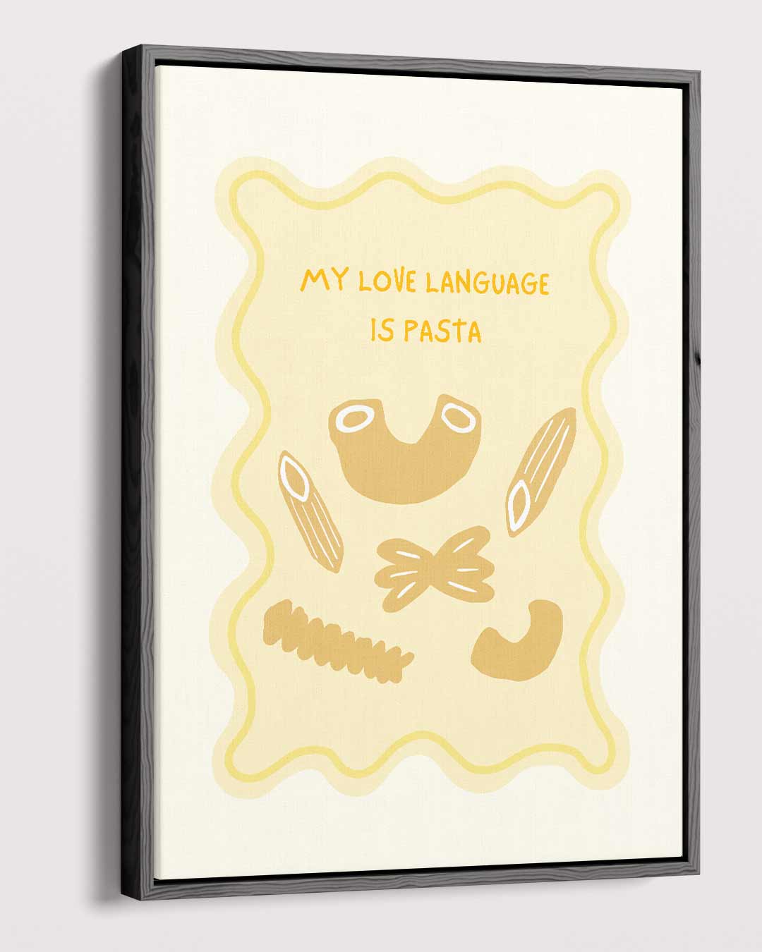 Pasta Liefde Poster Kunstwerk-canvas-dibond-plexiglas-wanddecoratie-WallArtistic