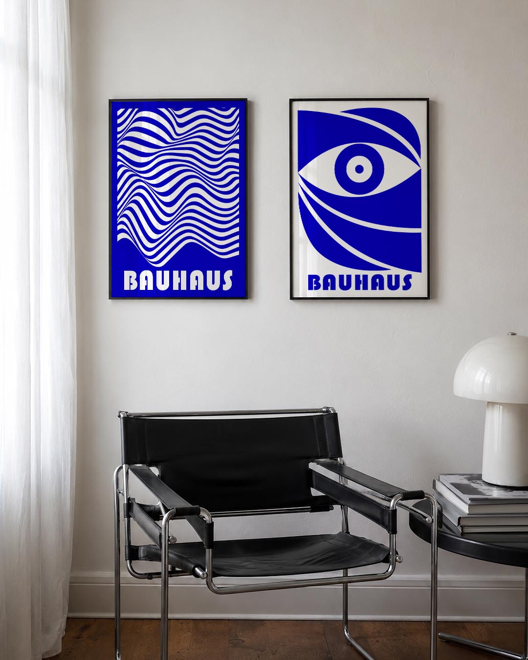 Golvend lijnenspel Posterset