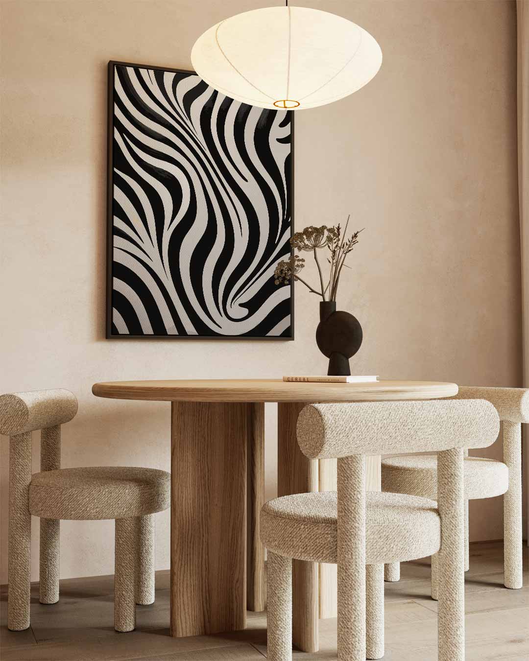 Zebrastrepen Wanddecoratie Kunstwerk-canvas-dibond-plexiglas-wanddecoratie-WallArtistic