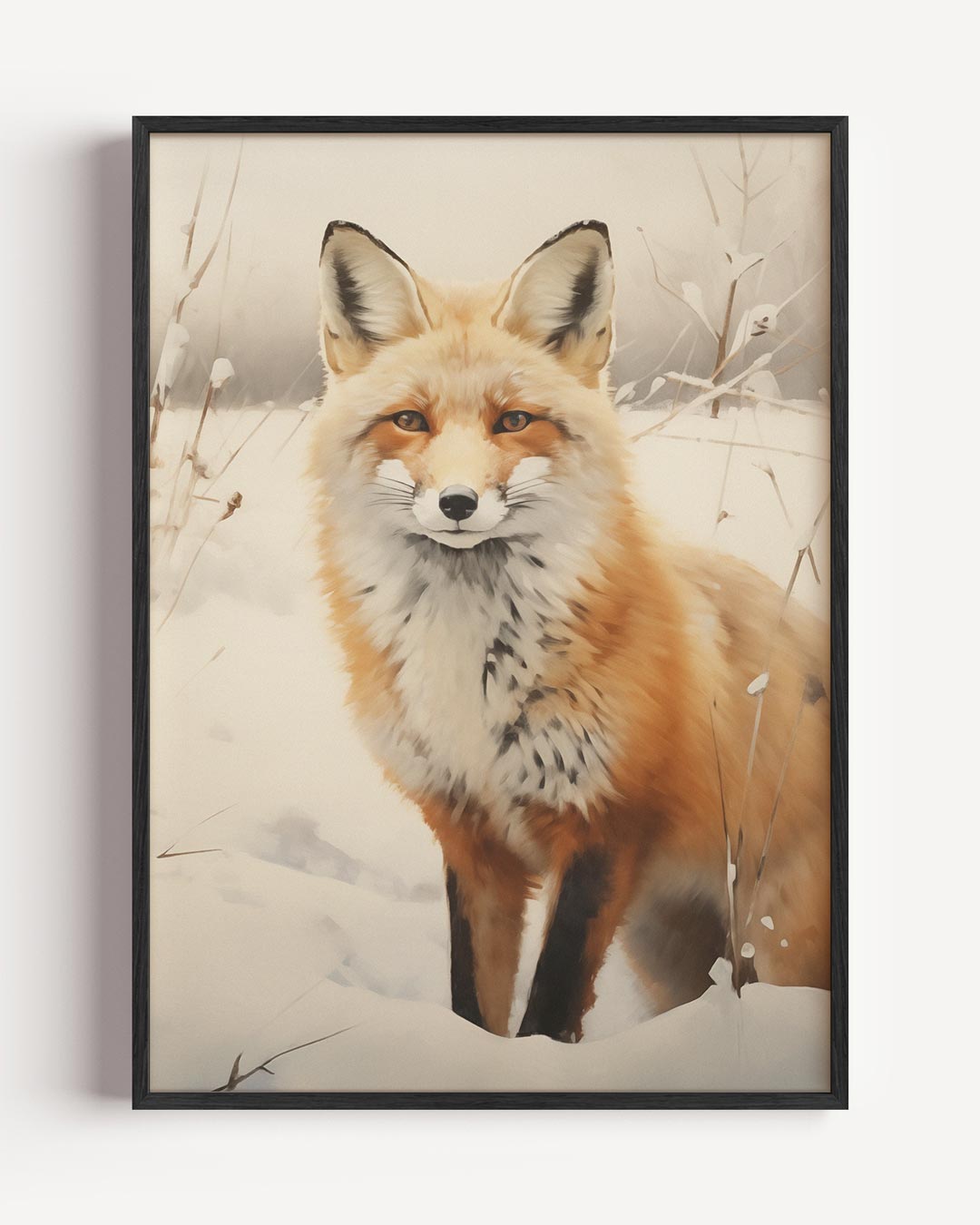 Winterse Vos Poster-WallArtistic