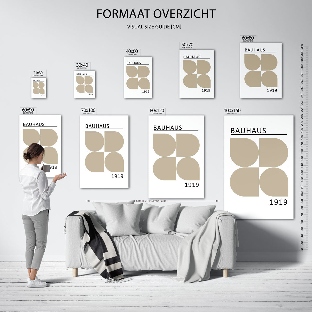 Vormen en vlakken Poster