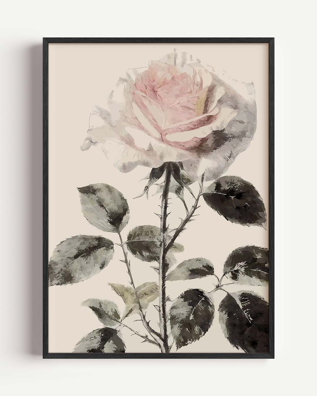 Romantische Rozenposter