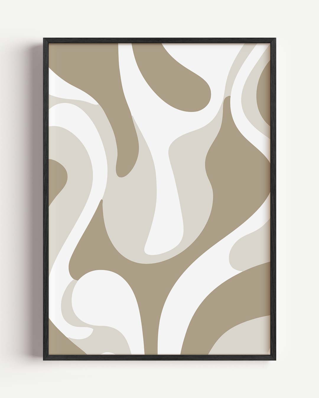 Stijlvolle Abstracte Beweging Poster