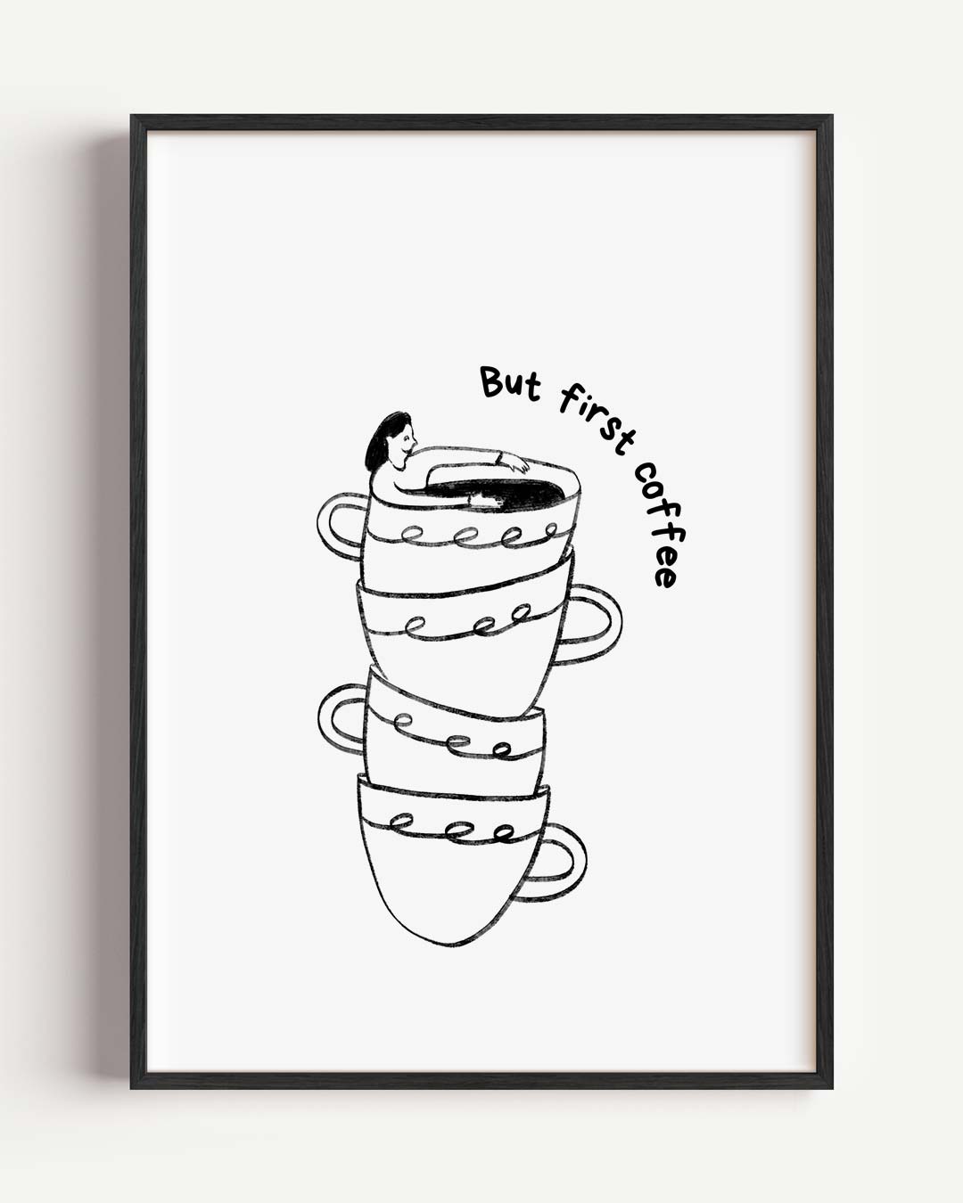 But First Coffee Poster