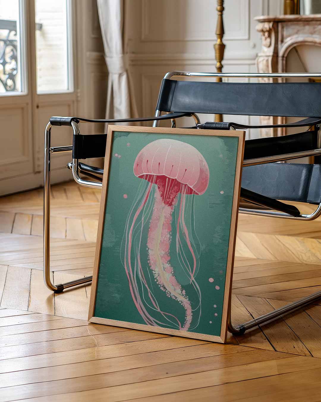 Dromerige Kwal Onderwater Poster