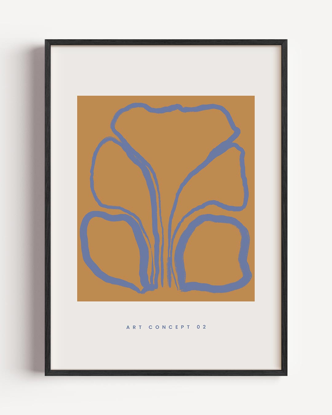 Abstracte Bloem Symfonie Poster-WallArtistic
