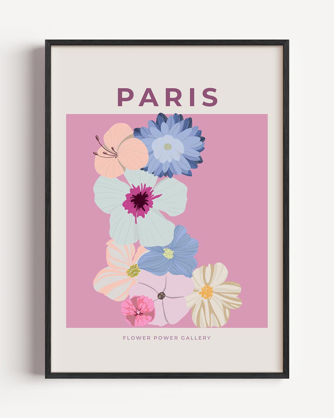 Bloemenpracht in Parijs Poster-WallArtistic