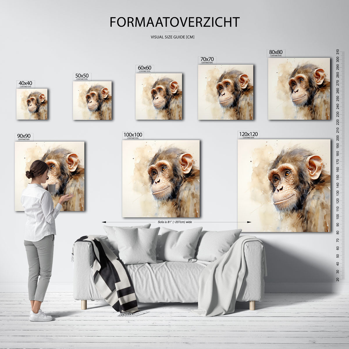 Aap portret Poster