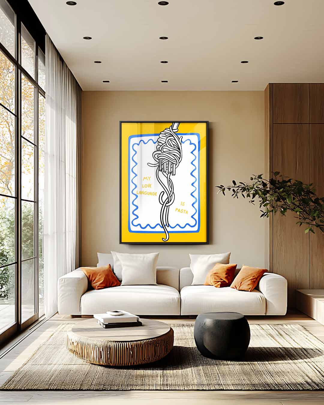 Pastaliefde Wanddecoratie Kunstwerk-canvas-dibond-plexiglas-wanddecoratie-WallArtistic