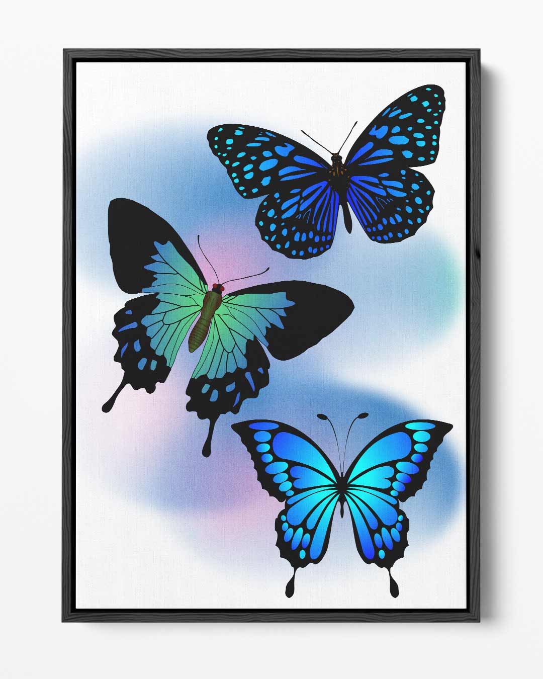 Vlinders in Beweging Kunstwerk-canvas-dibond-plexiglas-wanddecoratie-WallArtistic