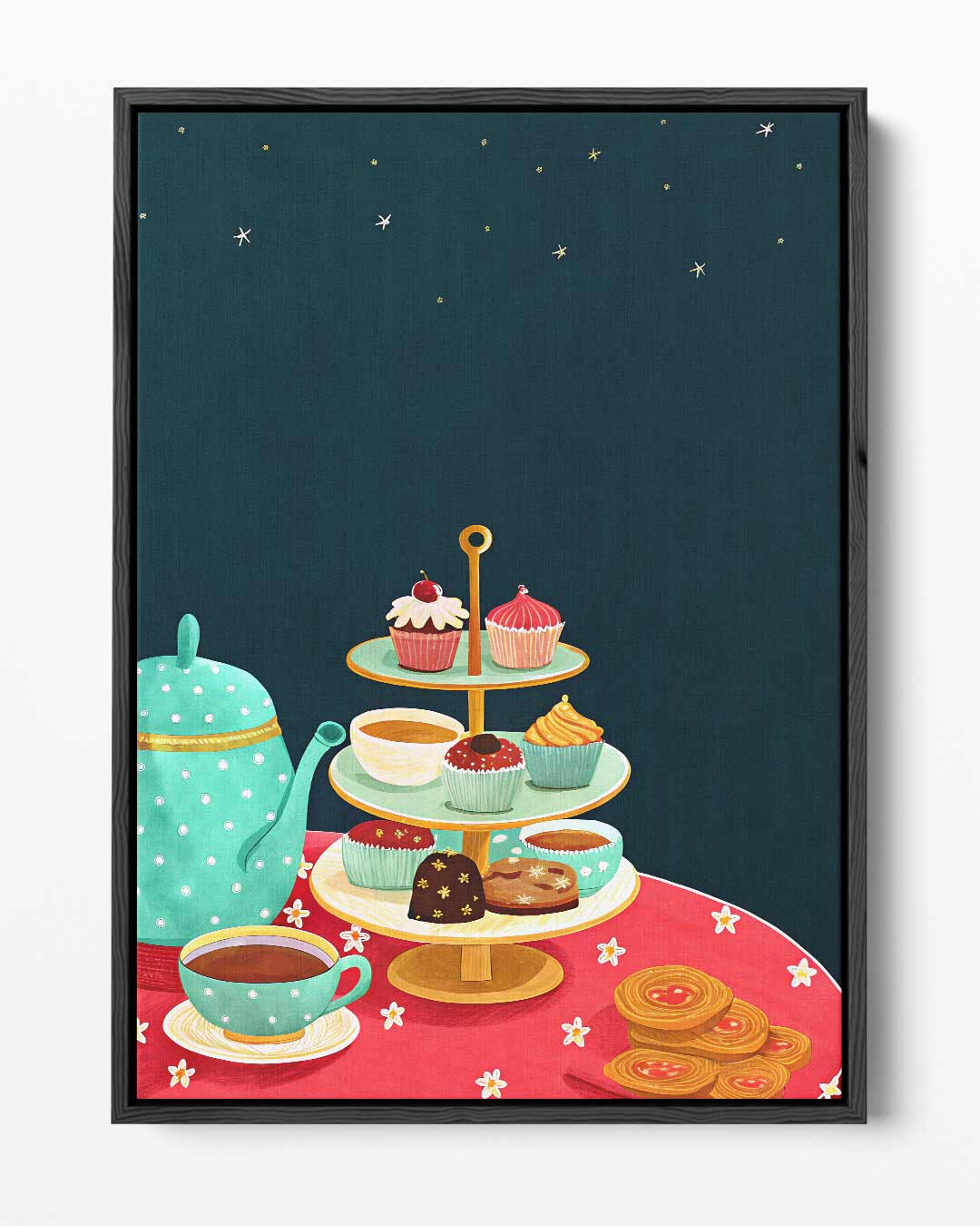 Afternoon Tea Delights Kunstwerk-canvas-dibond-plexiglas-wanddecoratie-WallArtistic