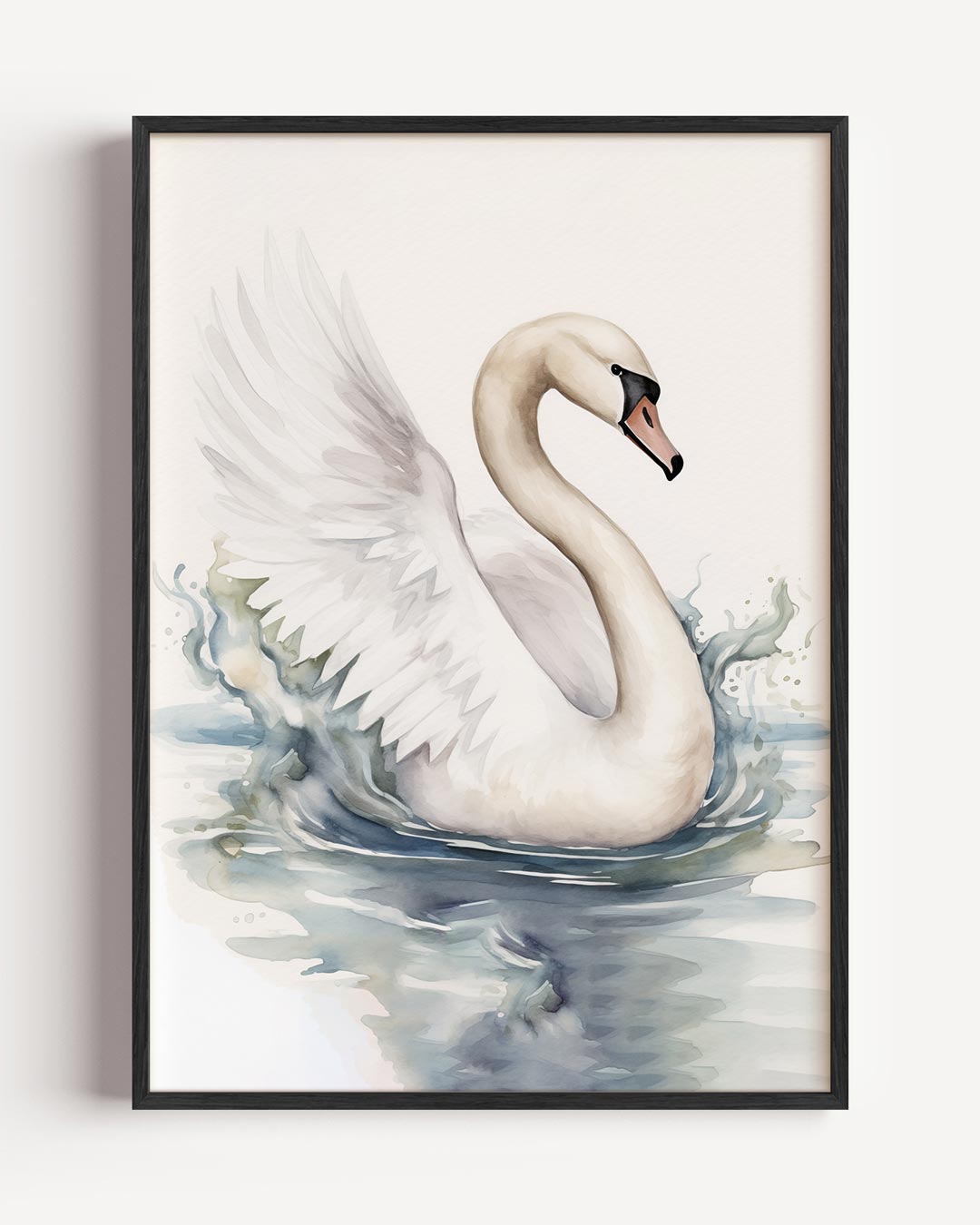 Elegante Zwanenposter-WallArtistic
