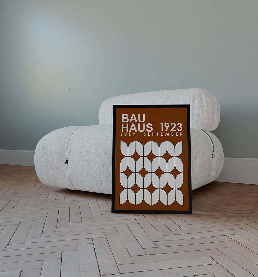 Vormritme en kleur Poster