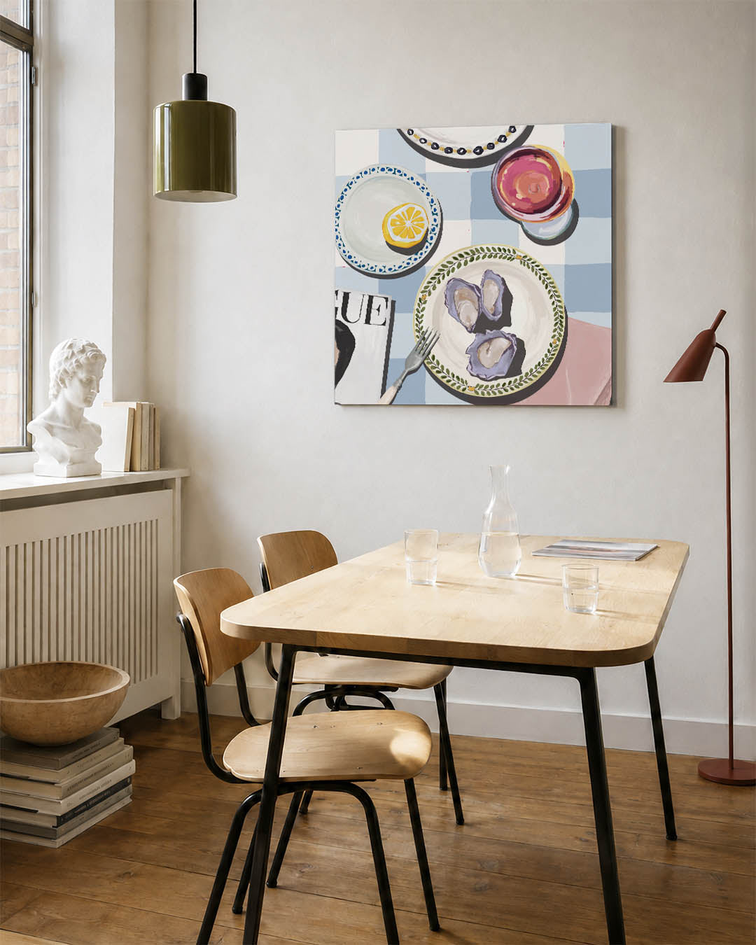 Eettafel compositie Kunstwerk