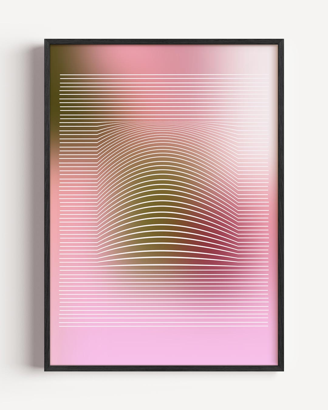 Subtiele Kleurenexplosie Poster-WallArtistic