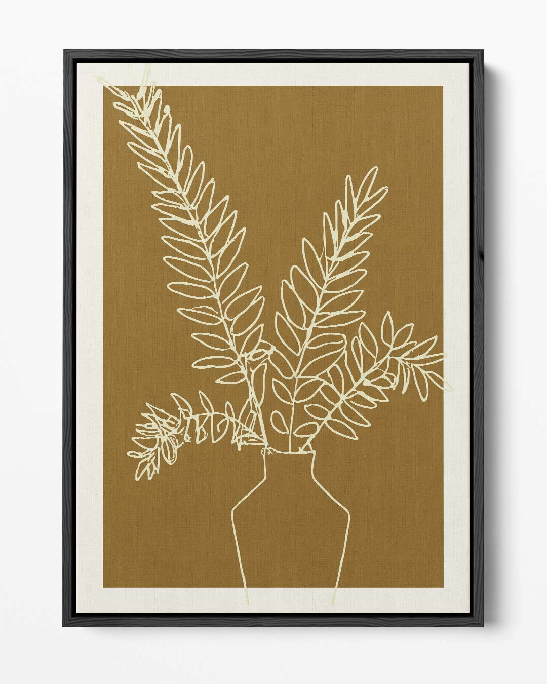 Minimalistische Botanische Illustratie Kunstwerk-canvas-dibond-plexiglas-wanddecoratie-WallArtistic