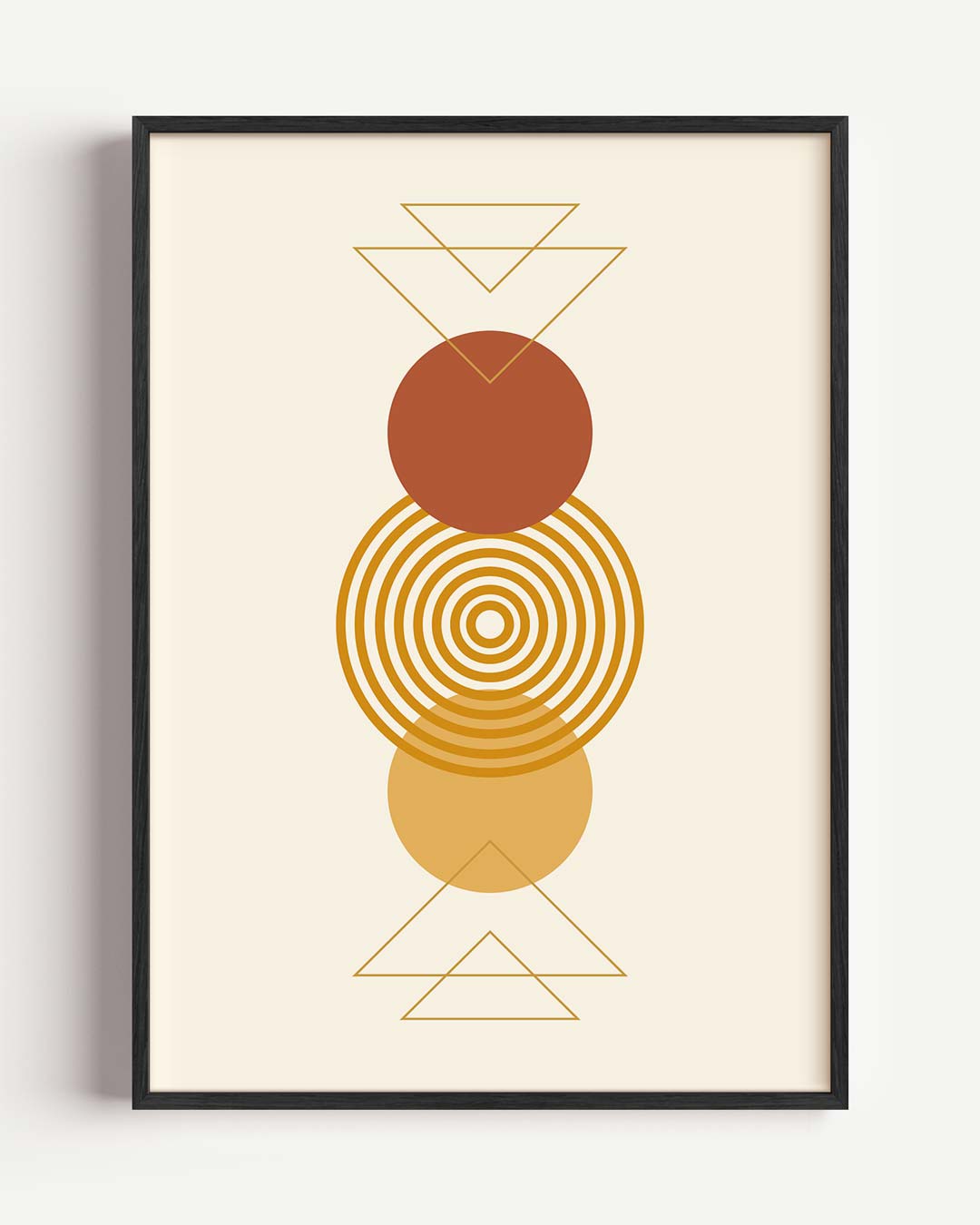 Retro Geometrische Stijl Poster