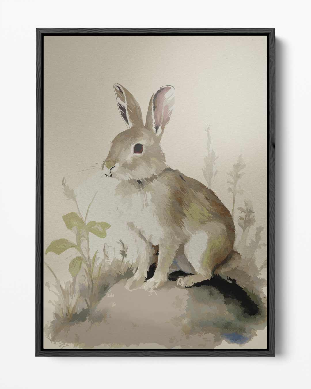Schattig Konijn in de Natuur Kunstwerk-canvas-dibond-plexiglas-wanddecoratie-WallArtistic