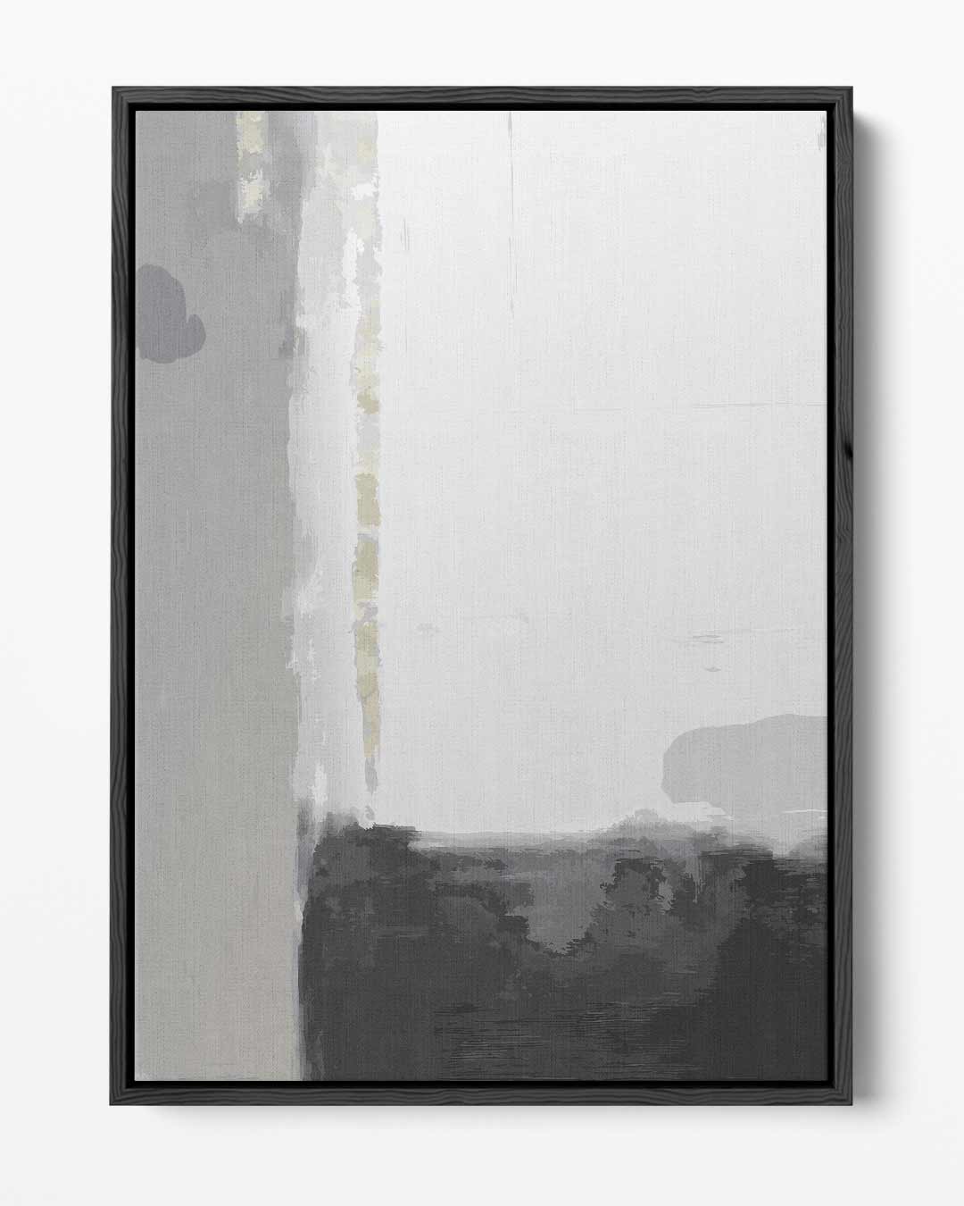 Moderne Grijstinten Abstractie Kunstwerk-canvas-dibond-plexiglas-wanddecoratie-WallArtistic