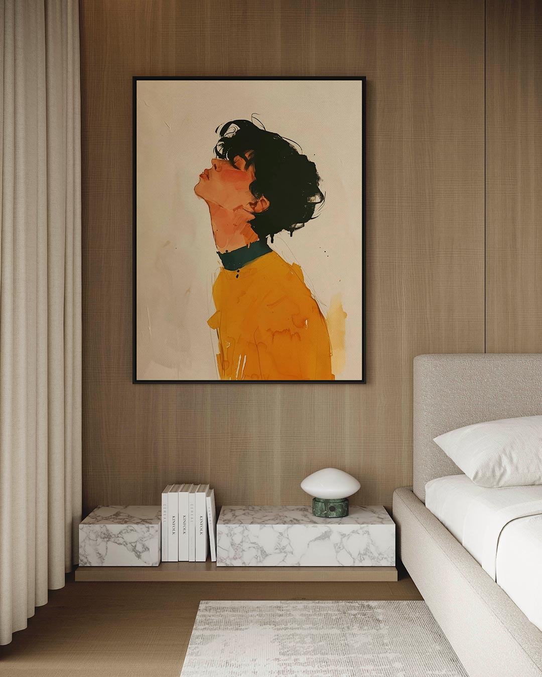 Portret illustratie Kunstwerk