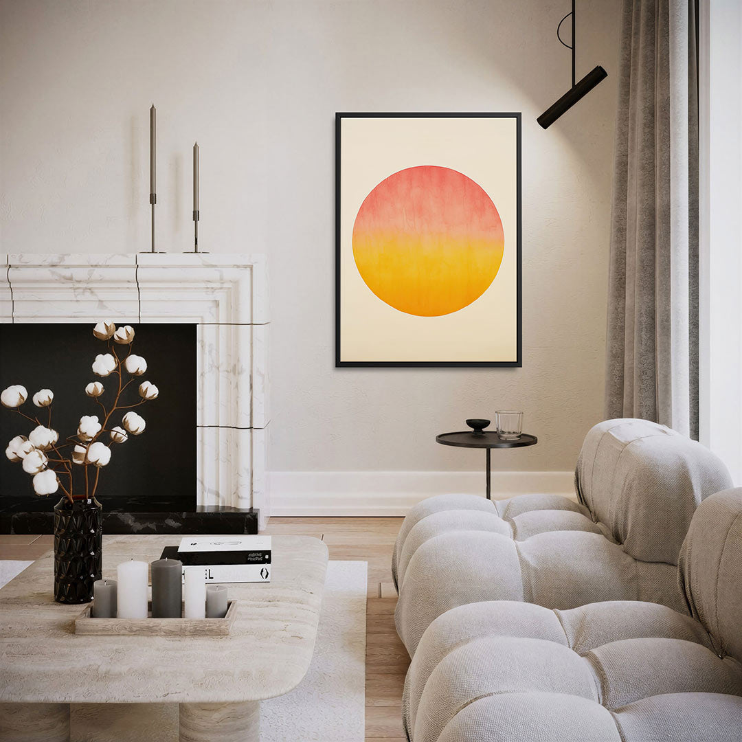 Kleurrijke cirkel Kunstwerk
