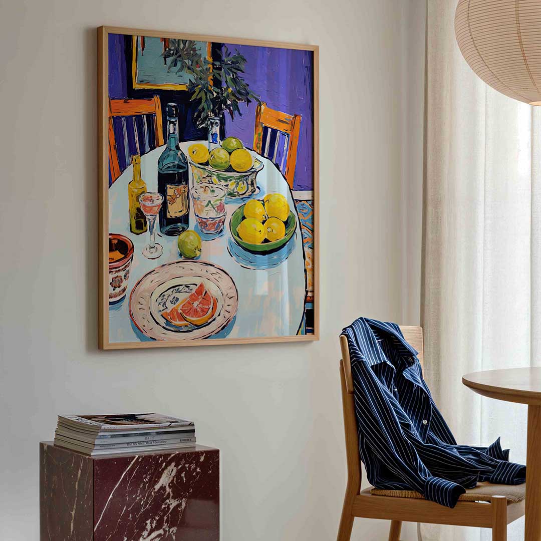 Stilleven met citrus Poster