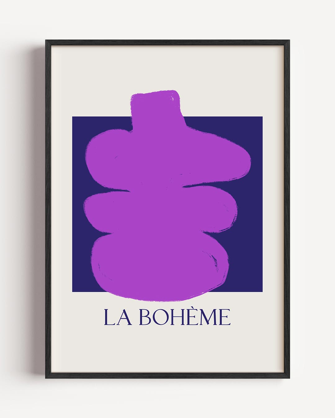 La Bohème Abstracte Kunstposter-WallArtistic